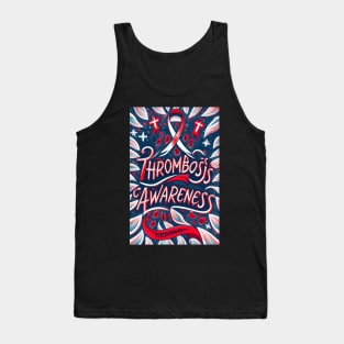 Thrombosis Awareness Ribbon of Hope Tank Top